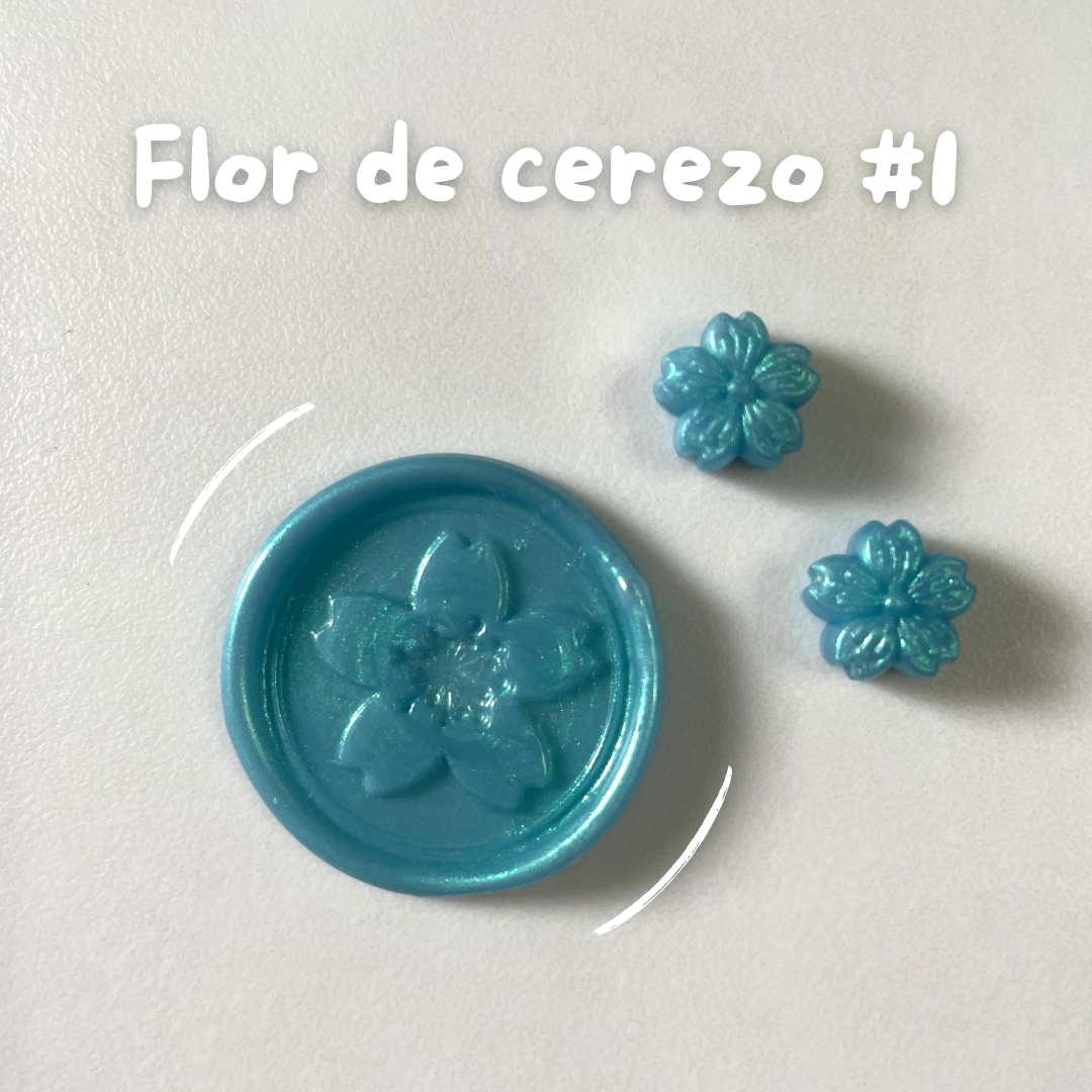 Sello de cera - Flor de cerezo 1