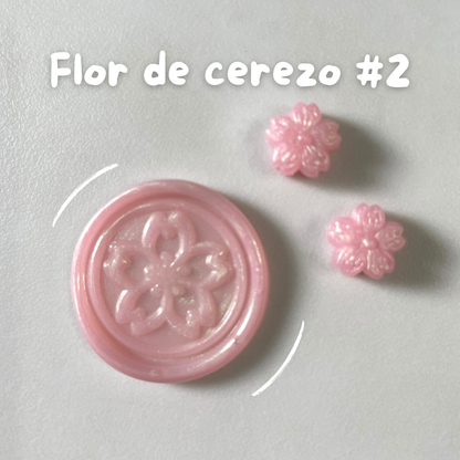 Sello de cera - Flor de cerezo 2