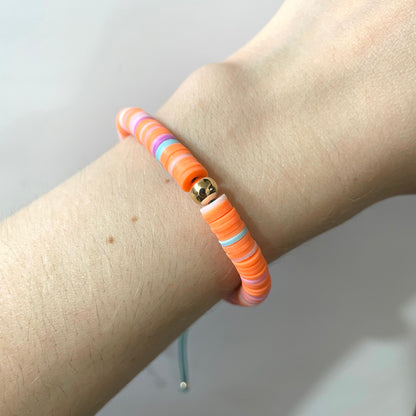 Pulsera de fimo y balín