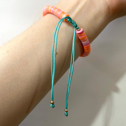 Pulsera de fimo y balín